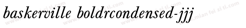 baskerville boldrcondensed字体转换